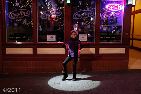 Ella finds a spotlight wherever she goes