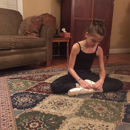 happy ballerina