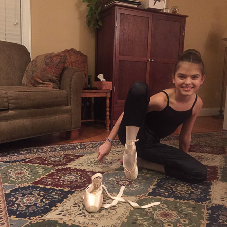 happy ballerina