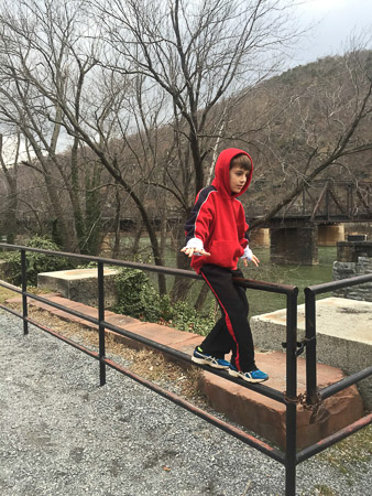 Freezing adventure to Harper's Ferry