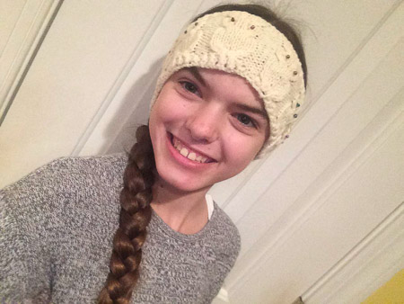 owl headband from Great Aunt Mary