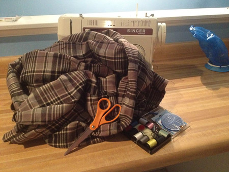 Kilt making