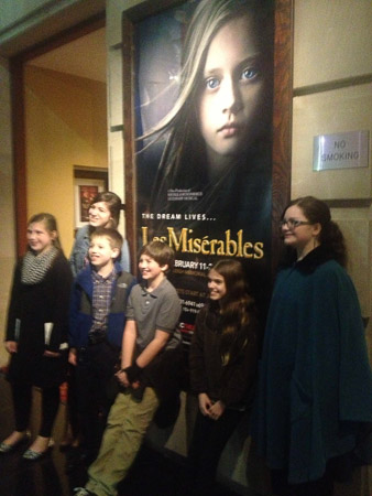 Les Mis with Vatersay Moms and Kids