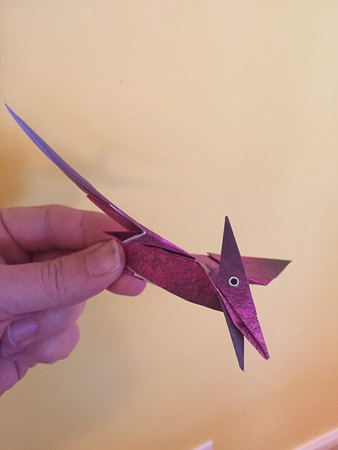 origami with Andrew and Jonah