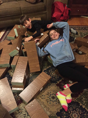 giant family Jenga