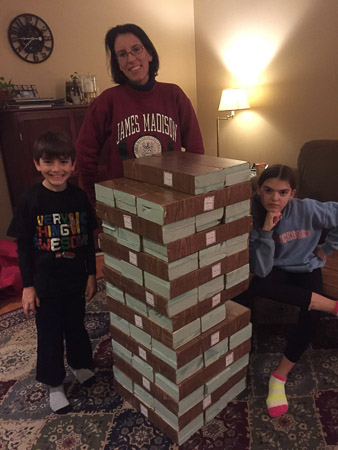 giant family Jenga
