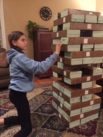 giant family Jenga
