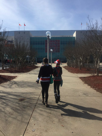 Valentine's Day with the Carolina Hurricanes 