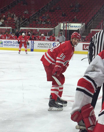 Valentine's Day with the Carolina Hurricanes 
