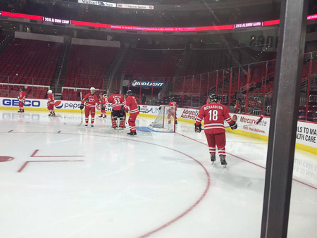Valentine's Day with the Carolina Hurricanes 