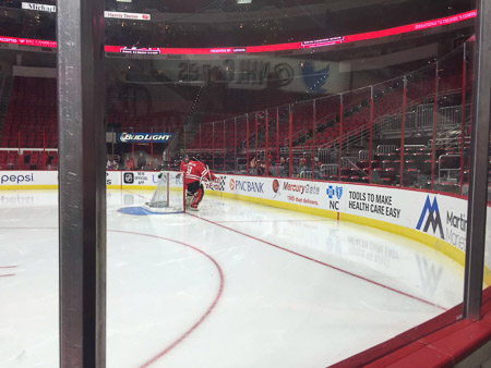 Valentine's Day with the Carolina Hurricanes 