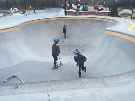 Skate Park with Jonah, Sam, Noah