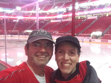 Valentine's Day with the Carolina Hurricanes 