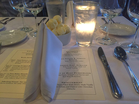 Dinner at Poppy Seed Market with JD