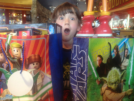 Jeremiah's birthday at Defy Gravity and Red Robin