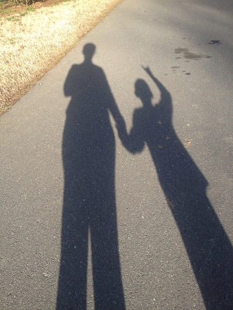 Sarah and Jonah on the Greenway