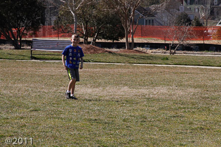 Playing at The Green