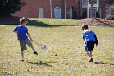 Playing at The Green