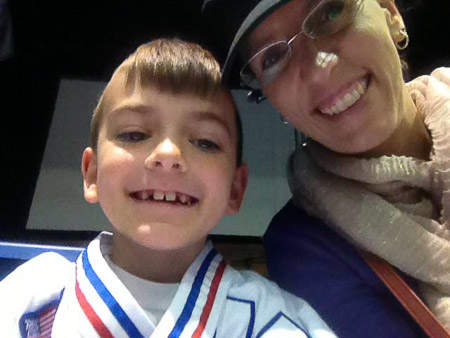 TKD tournament with Momma 