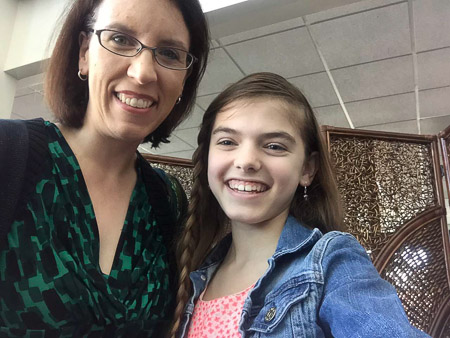 At the ballet!  