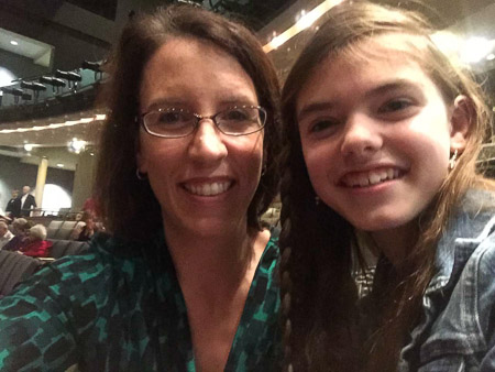 At the ballet!  