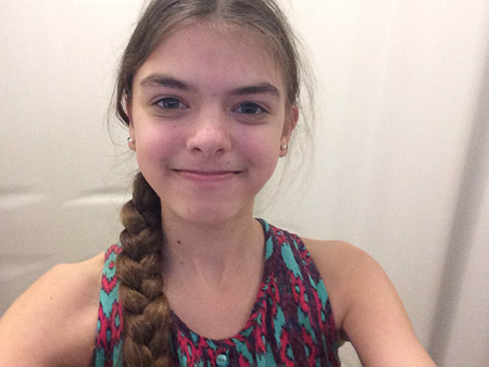 smirky selfie