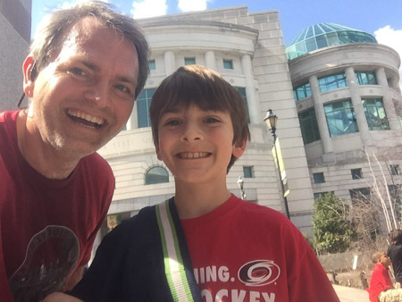 Andrew found Jonah on a field trip to the Science Museum
