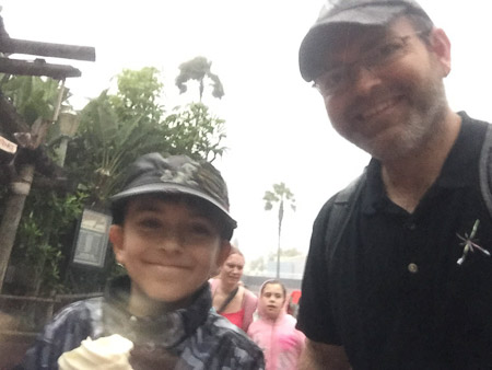 Rainy Disney day at Universal