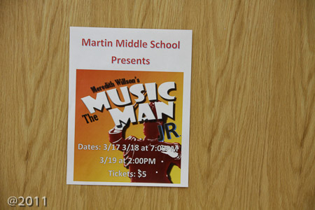 Music Man at Martin Middle School