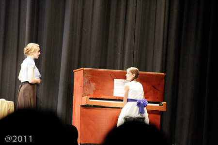 Ella as Amaryllis in The Music Man