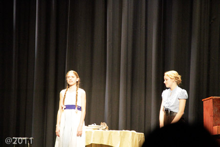 Ella as Amaryllis in The Music Man