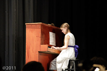 Ella as Amaryllis in The Music Man