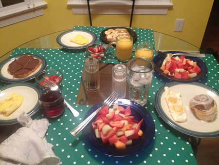 Andrew's B-Day Breakfast