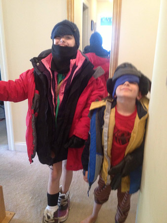 Finally time to put away the winter coats