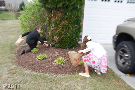 Easter at Grammie's and Pop's
