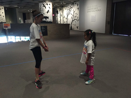 volunteering with Carolina Ballet at NCMA
