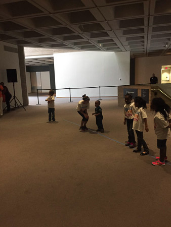 volunteering with Carolina Ballet at NCMA