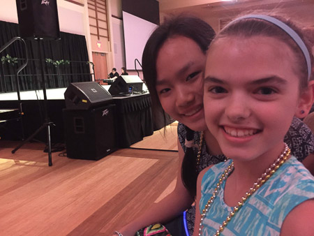 Grains of Time concert at NC State with Ella and Olivia