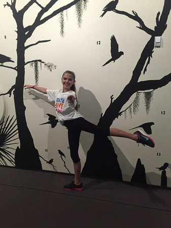 volunteering with Carolina Ballet at NCMA