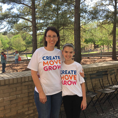 volunteering with Carolina Ballet at NCMA