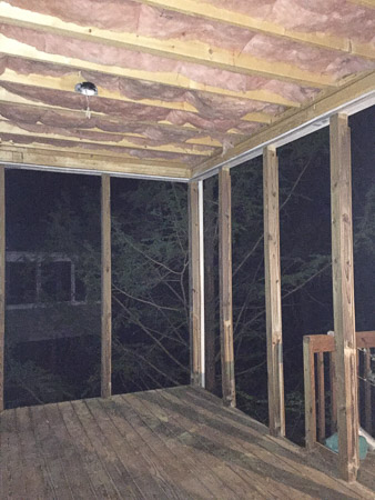 The demolition begins