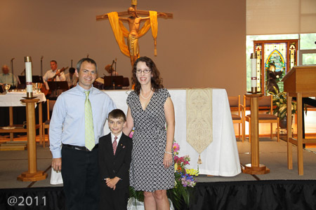 Jonah's 1st Communion at St. Mary Magdalene