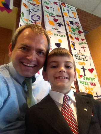 Jonah's 1st Communion at St. Mary Magdalene