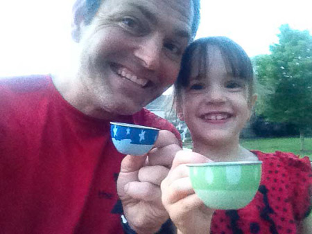 Selfie Tea with Andrew and Audrey