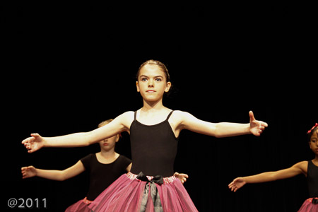 Performing at Halle Hall with American Ballet School