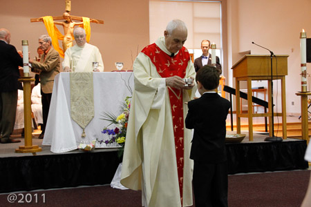 Jonah's 1st Communion at St. Mary Magdalene