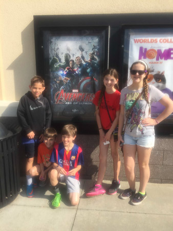 Neighborhood to see The Avengers