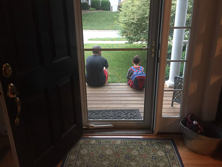 getting ready for school