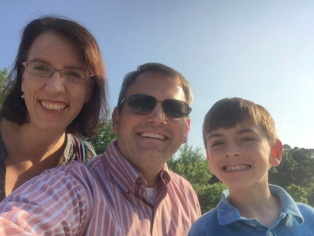 Sarah, Andrew, and Jonah 