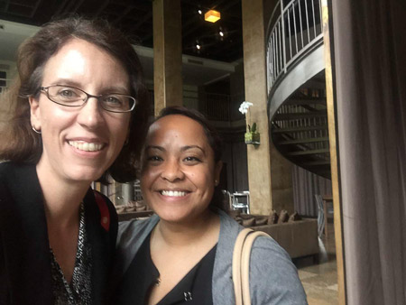 Sarah and Vanessa in Greensboro